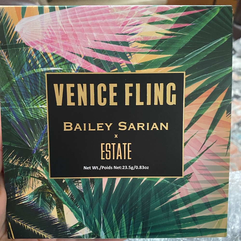 Venice fling Bailey Sarian Estate eyeshadow palate